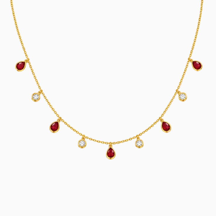 Ruby Glow Kette