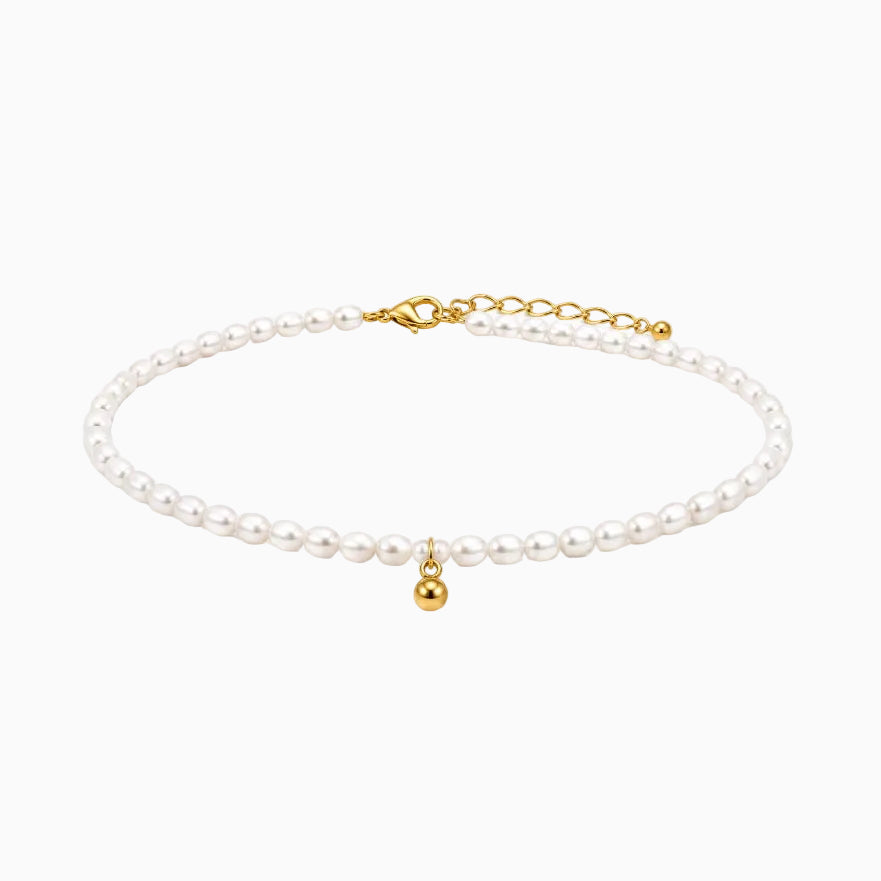 Pearl Glow Fußkette