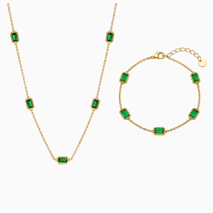 Emerald Glow Schmuckset ✨