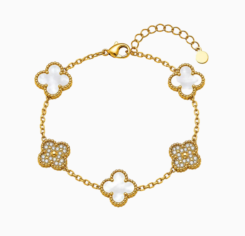 Pearl Clover Armband