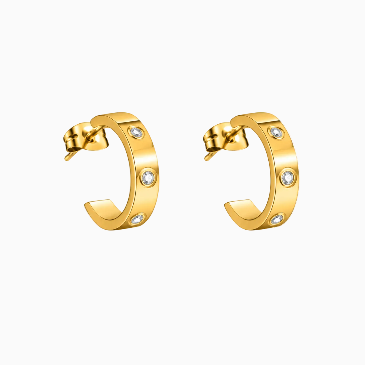 Lunéa Crystal Hoops